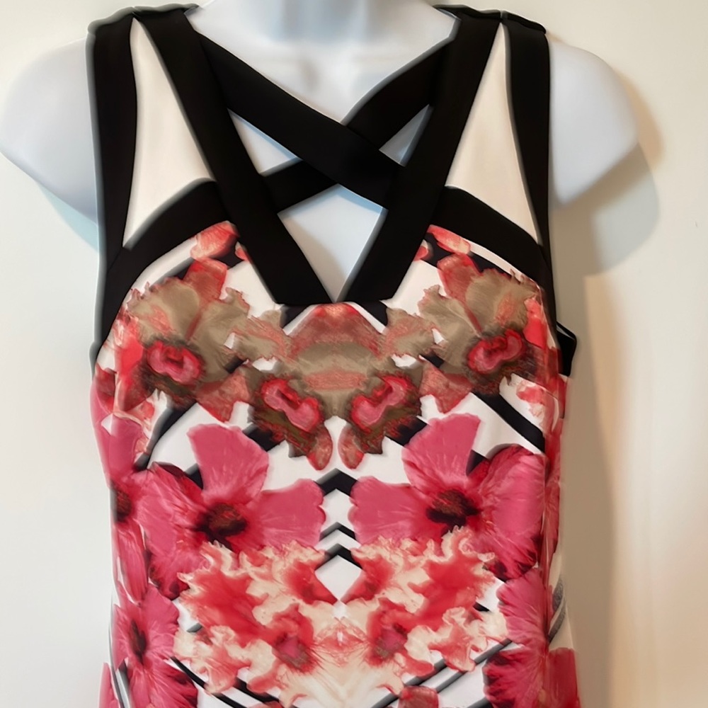 Thalia Sodi floral dress with cut outs S
